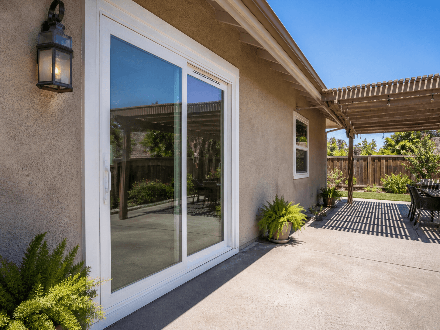Anlin sliding glass patio door installation